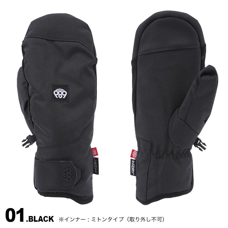 686（シックスエイトシックス） メンズ スノーミトングローブ