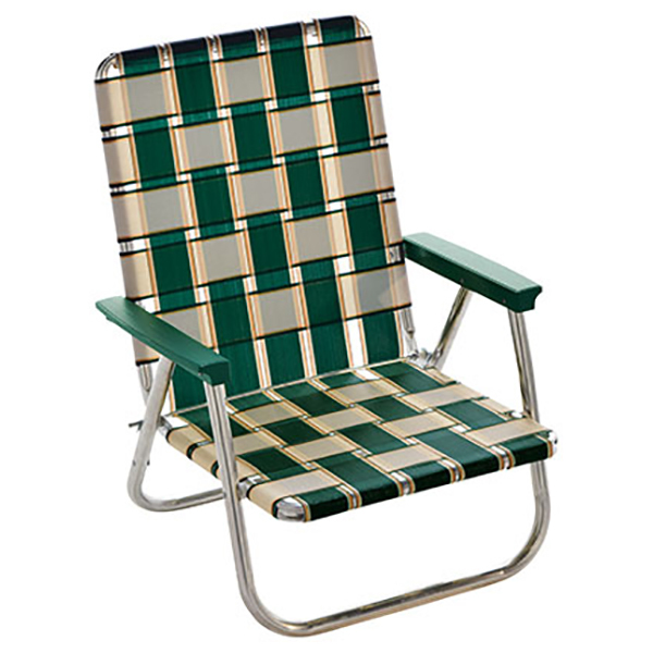 新品未使用 Lawn Chair ローンチェア ivory＋greenセット販売-