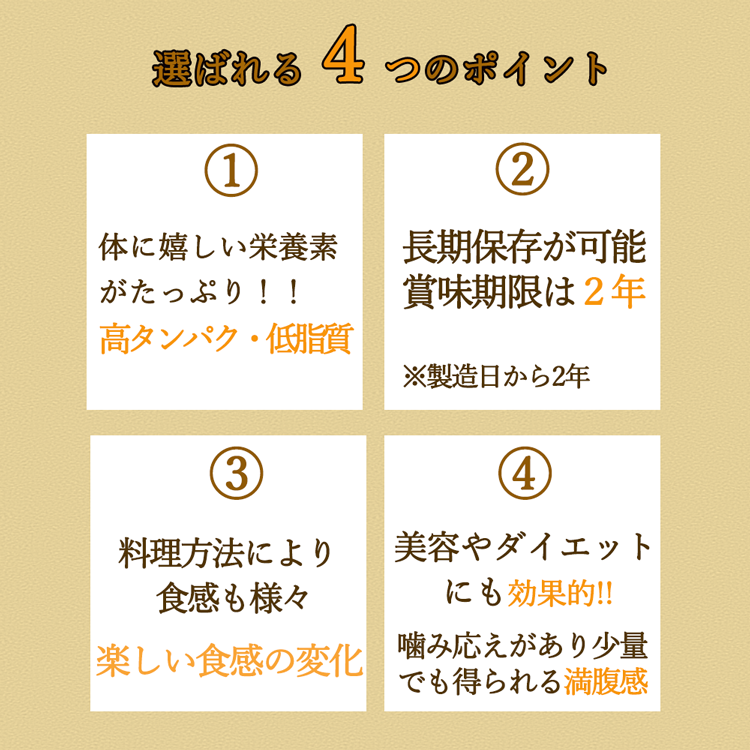 選ばれる4つのポイント