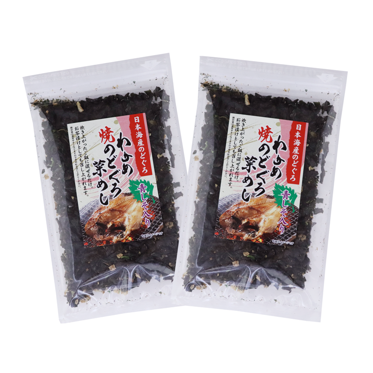 わかめ焼のどぐろ菜めし