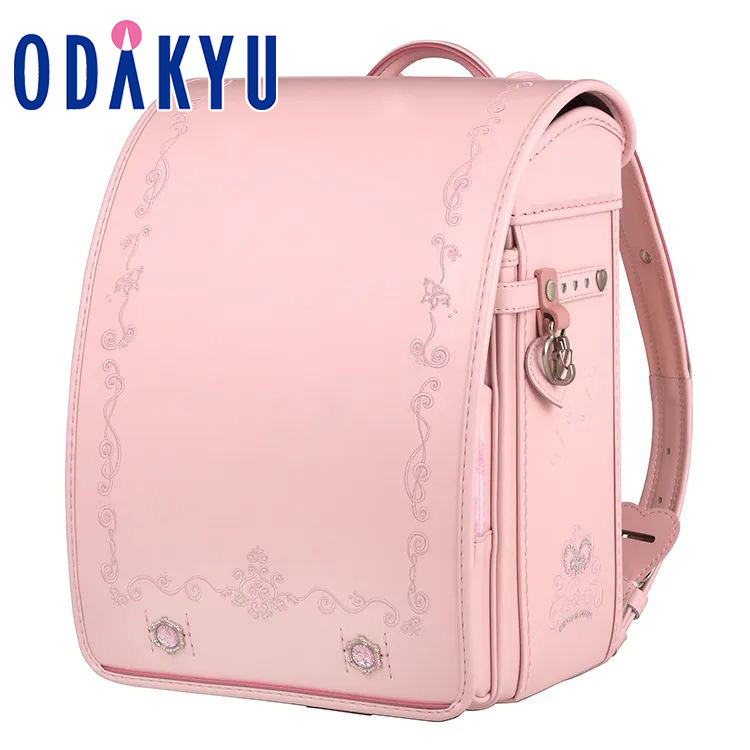 【P12倍】 ランドセル 6年保証 ネーム入れ［ 姫娘 ］ 超プレミアムエレガント ランドセルネールピンク　| 2024 女の子 名入れ