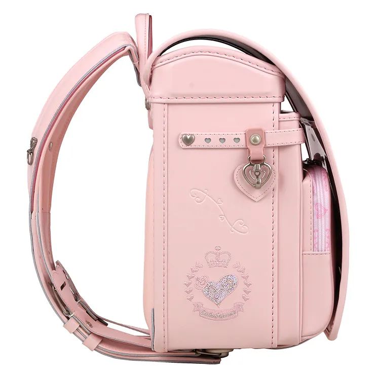 【タイムセール】 【P12倍】 ランドセル 6年保証 ネーム入れ［ 姫娘 ］ 超プレミアムエレガント ランドセルネールピンク　| 2024 女の子 名入れ 【YW8214119768】(30030円)