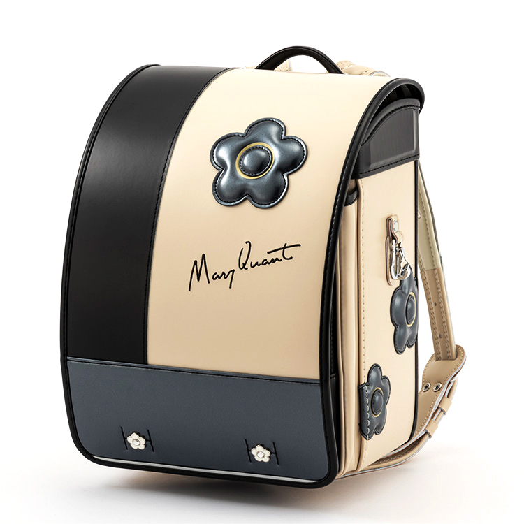 高品質】【高品質】 ランドセル 6年保証 ［ マリークヮント MARY QUANT ］ デイジーストライプ ブラック 2024 女の子 ランドセル 
