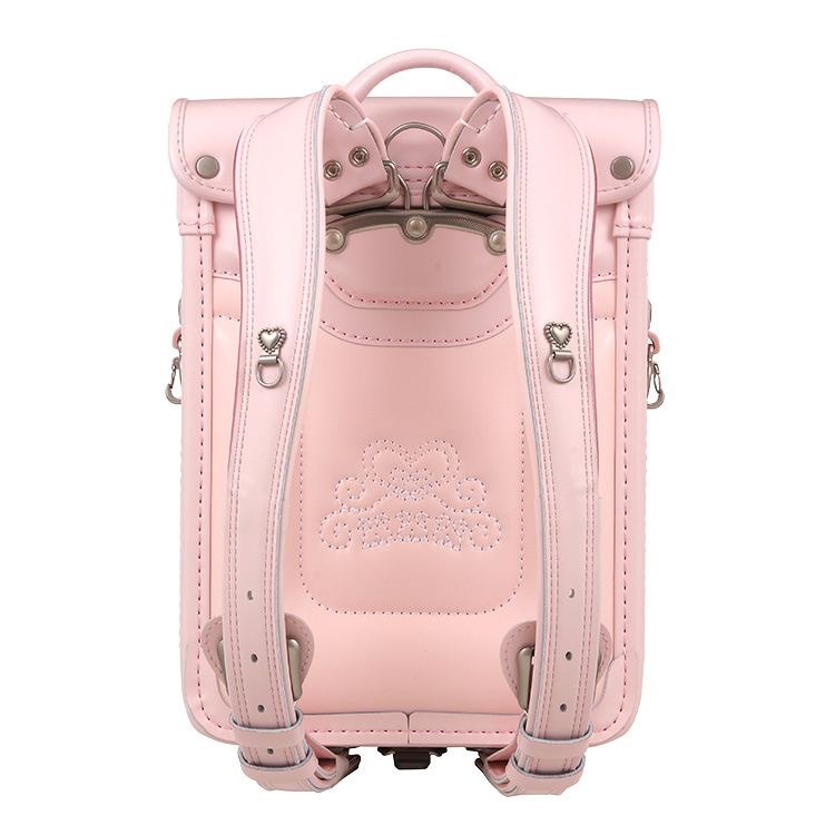 【タイムセール】 【P12倍】 ランドセル 6年保証 ネーム入れ［ 姫娘 ］ 超プレミアムエレガント ランドセルネールピンク　| 2024 女の子 名入れ 【YW8214119768】(30030円)