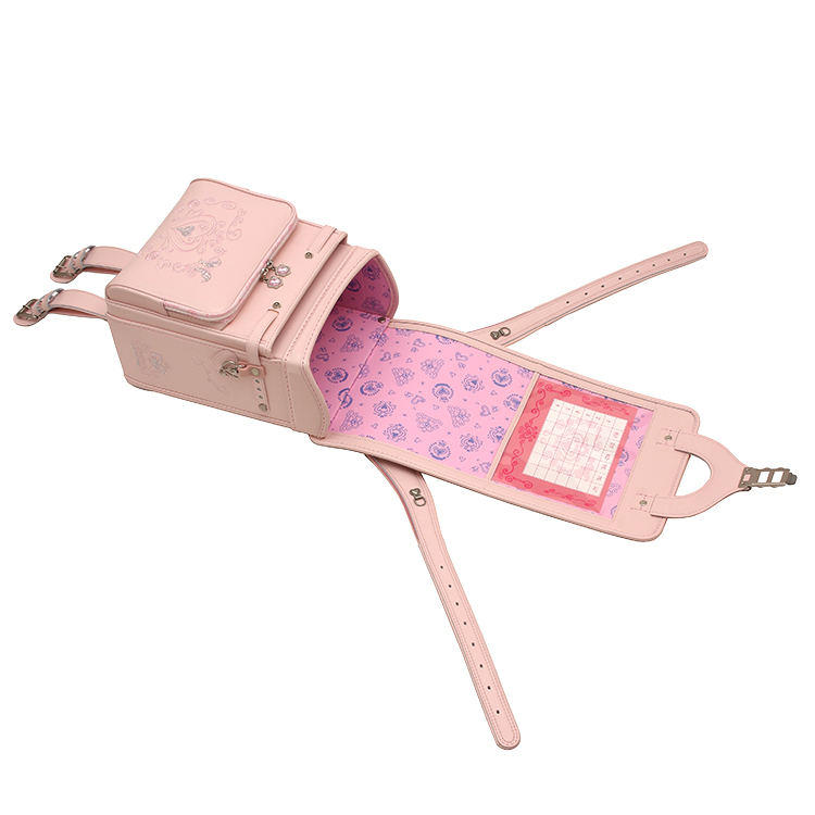 【タイムセール】 【P12倍】 ランドセル 6年保証 ネーム入れ［ 姫娘 ］ 超プレミアムエレガント ランドセルネールピンク　| 2024 女の子 名入れ 【YW8214119768】(30030円)