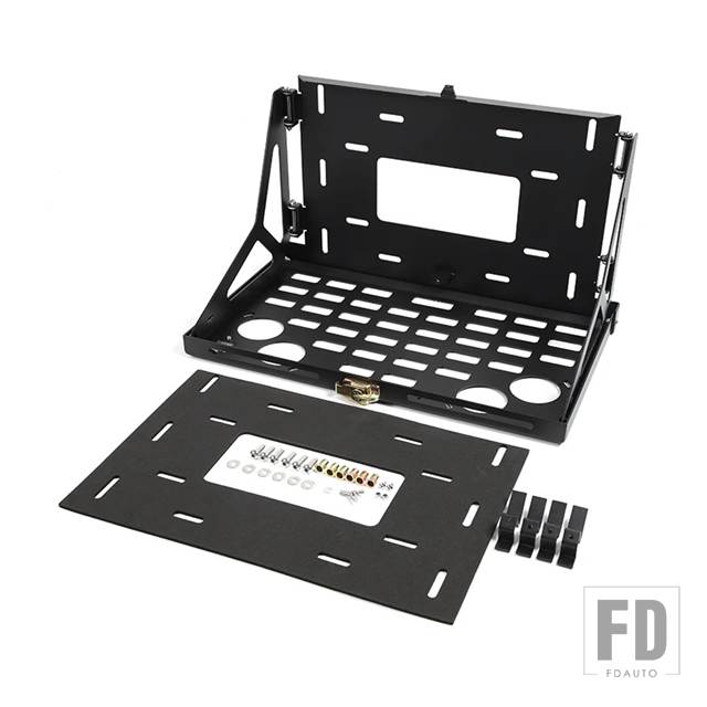 並行輸入品】テールゲートテーブル リアドア 折りたたみ式 収納ラック