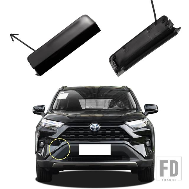 並行輸入品 フロントバンパー牽引フックカバーキャップ トヨタ RAV4