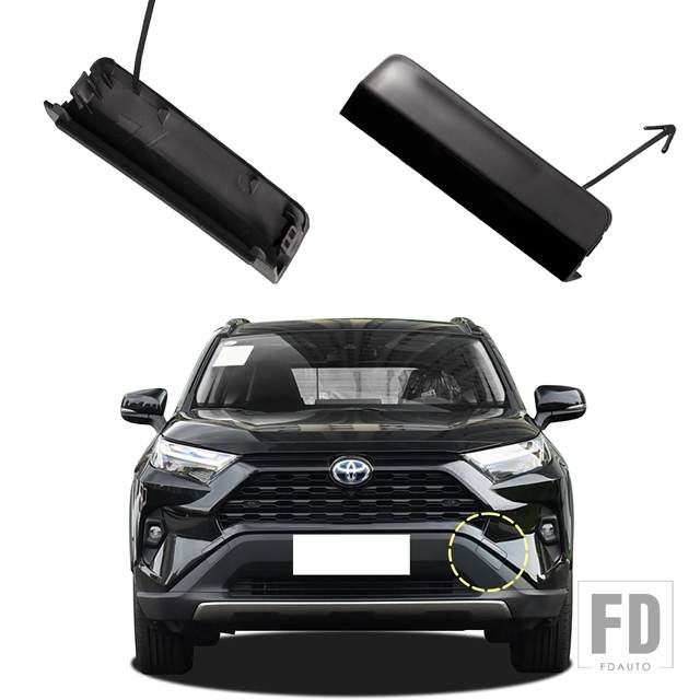 並行輸入品】フロントバンパー牽引フックカバーキャップ トヨタ RAV4