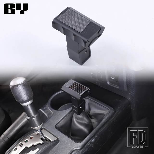 並行輸入品 トヨタ FJ クルーザー 2007-2021 黒合金シフターノブシフト
