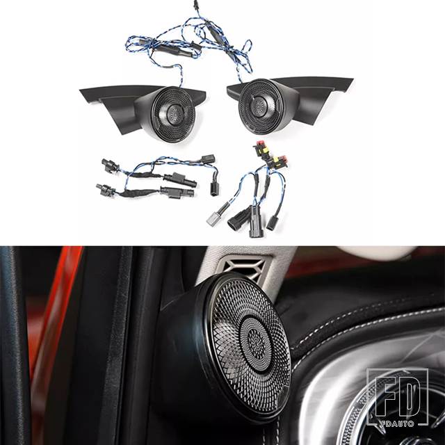 【並行輸入品】タンク300 2021に適合 AピラースピーカーAピラーオーディオホーンカスタム3ウェイミッドトレブルカーオーディオ内装部品の画像