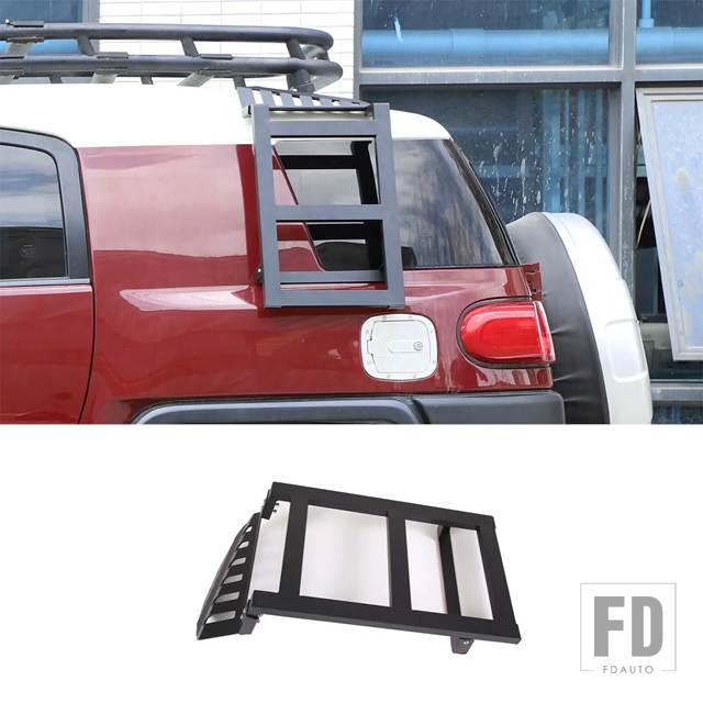 並行輸入品 トヨタ FJ クルーザー 2007-2021 合金製 ブラック サイド