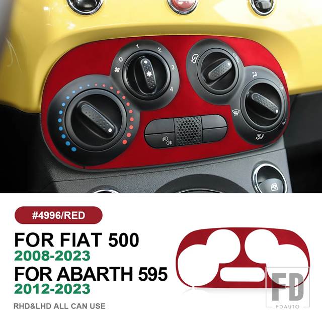 並行輸入品 フィアット500アバルト595 2012-2015-2023 アルカンターラ