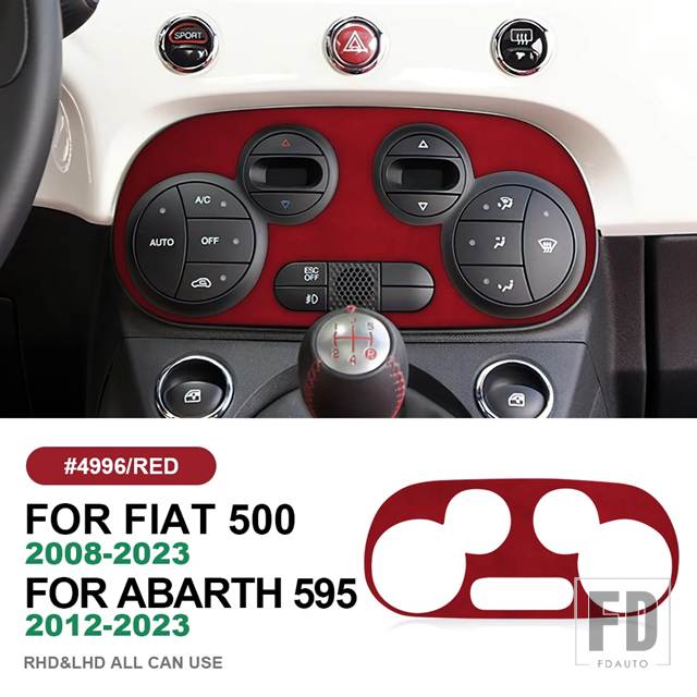 並行輸入品 フィアット500アバルト595 2012-2015-2023 アルカンターラ