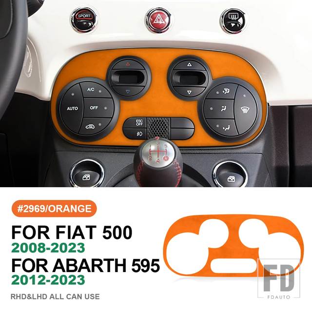 並行輸入品 フィアット500アバルト595 2012-2015-2023 アルカンターラ