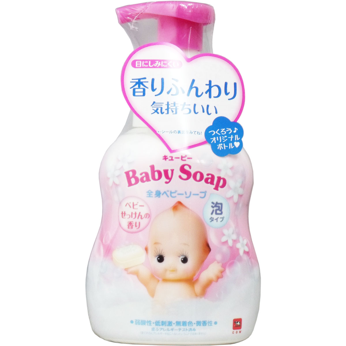 キューピー 全身ベビーソープ 泡タイプ ベビーせっけんの香り 本体 ４００ｍL｜odayakacosme