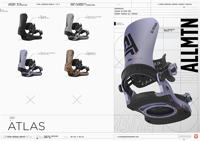 UNION BINDING 23-24 UNION BINDINGS FORCE Orange Mサイズ ユニオン
