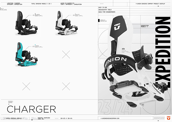 23-24 UNION BINDINGS CHARGER ユニオン バインディング チャージャー