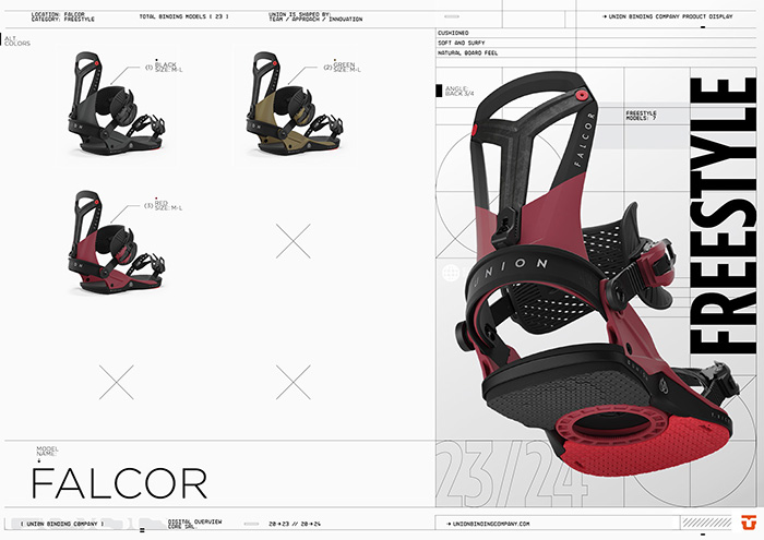 UNION BINDING 23-24 UNION BINDINGS FORCE Orange Mサイズ ユニオン