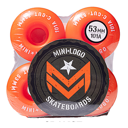 ミニロゴ Mini Logo　53mm 101a スケボー ウィール　新品未使用 MINI LOGO C CUT WHEEL 101A ミニロゴ スケボー ウィール