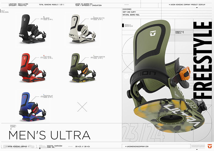 UNION BINDING 23-24 UNION BINDINGS FORCE Orange Mサイズ ユニオン