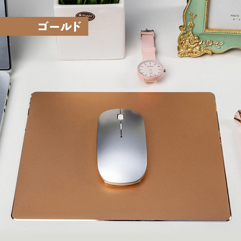 マウスパッド マウスパット おしゃれ 金属 大型 大 大きい 男性 女性 黒 ピンク マウス下敷き マウスパッド :139-pad:ネロブロス ...