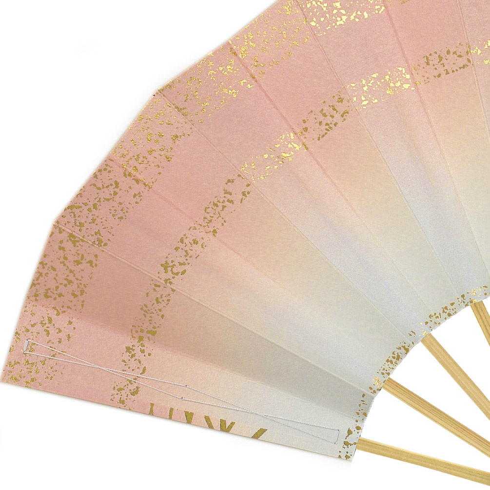 ⑫【美品】日本舞踊　踊り　練習　舞台　扇子舞扇（クリーム色、ゴールド、ピンク） ⑫【美品】日本舞踊 踊り 練習 舞台 扇子舞扇（クリーム色