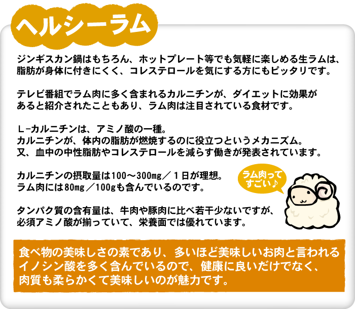 ヘルシーラム肉♪