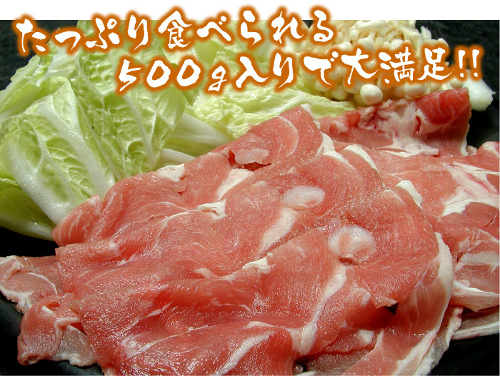 たっぷり食べられる500ｇ入