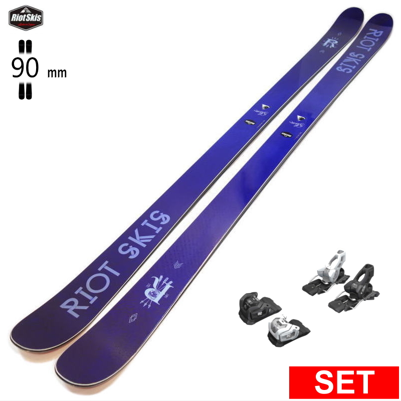 [Z^[90mm 179cm]RIOT SKIS SLAM+ATTACK 11LYT  ^fXL[Zbg cC`bvXL[ t[XL[ t[X^CXL[