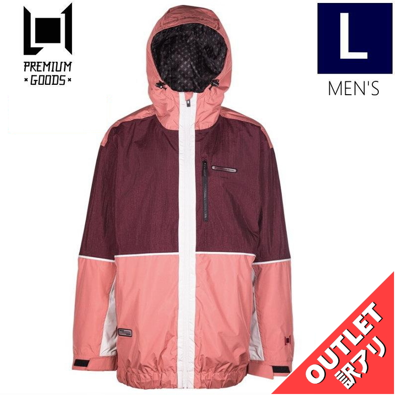 L1 【OUTLET】21-22 L1 VENTURA JKT Rose Wine Ghost Lサイズ メンズ