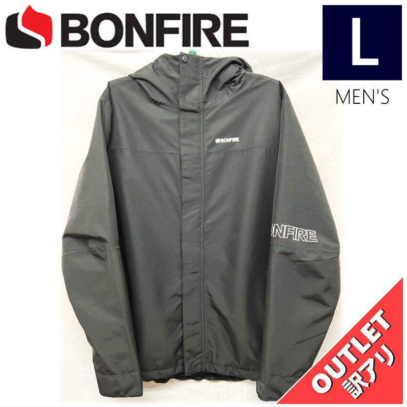 OUTLET】 BONFIRE BUFFER JKT カラー:BLACK Lサイズ メンズ 