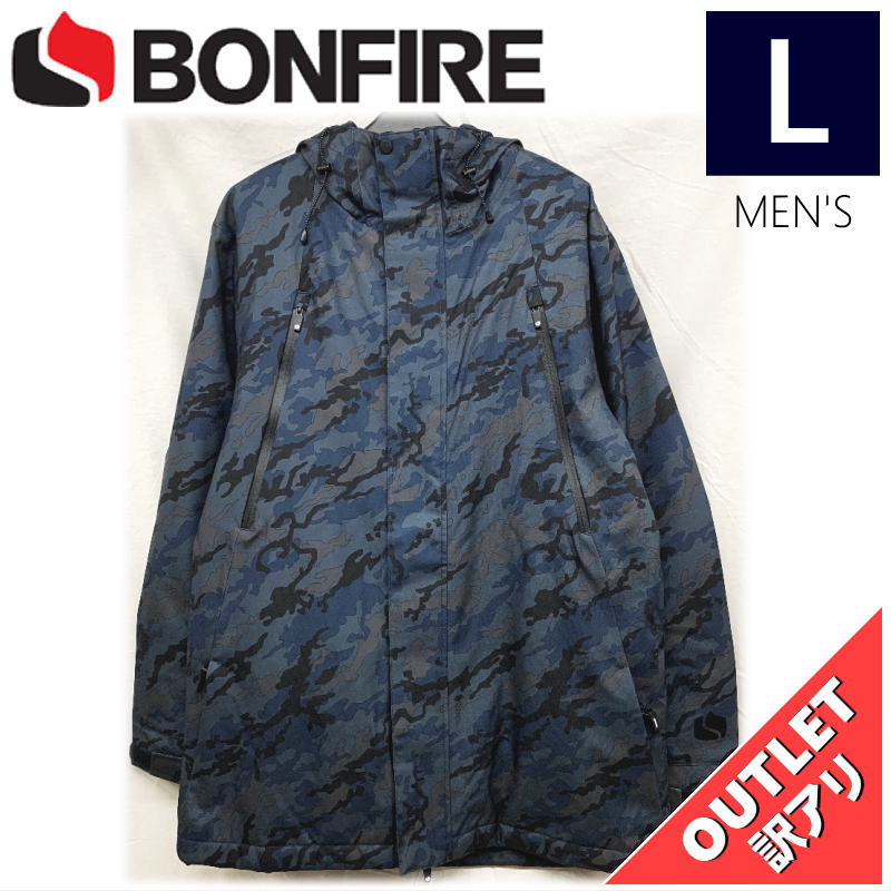 OUTLET】 BONFIRE STATIC INS JKT カラー:SLATE CAMO Lサイズ メンズ 
