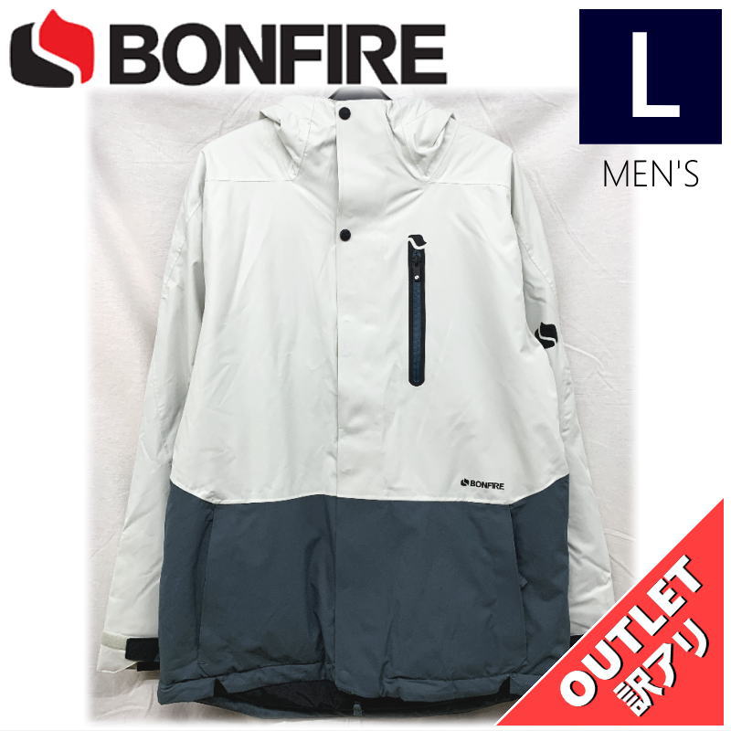 OUTLET】 BONFIRE ETHER INSULATED JKT カラー:LT GREY Lサイズ メンズ 