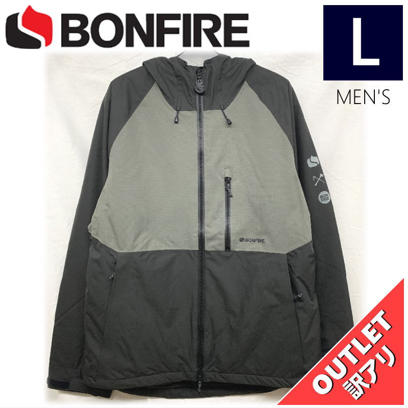 OUTLET】 BONFIRE PYRE INSULATED JKT カラー:BLACK Lサイズ メンズ 
