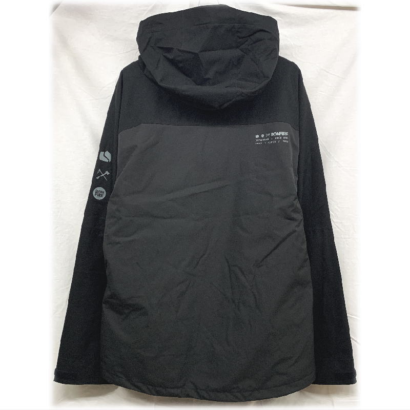 【OUTLET】 SERAC STRETCH MAPPED 3 IN 1 JKT カラー:BLACK Lサイズ メンズ スノーボード スキー  ジャケット JACKET アウトレット