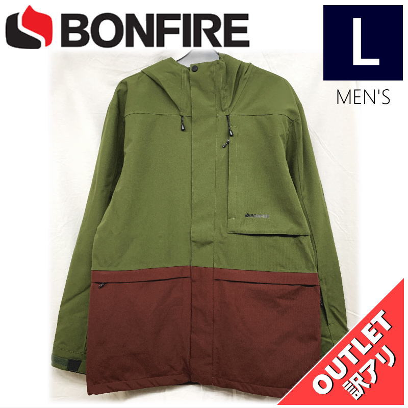 OUTLET】 BONFIRE PYRE SHELL JKT カラー:CAMO Lサイズ メンズ