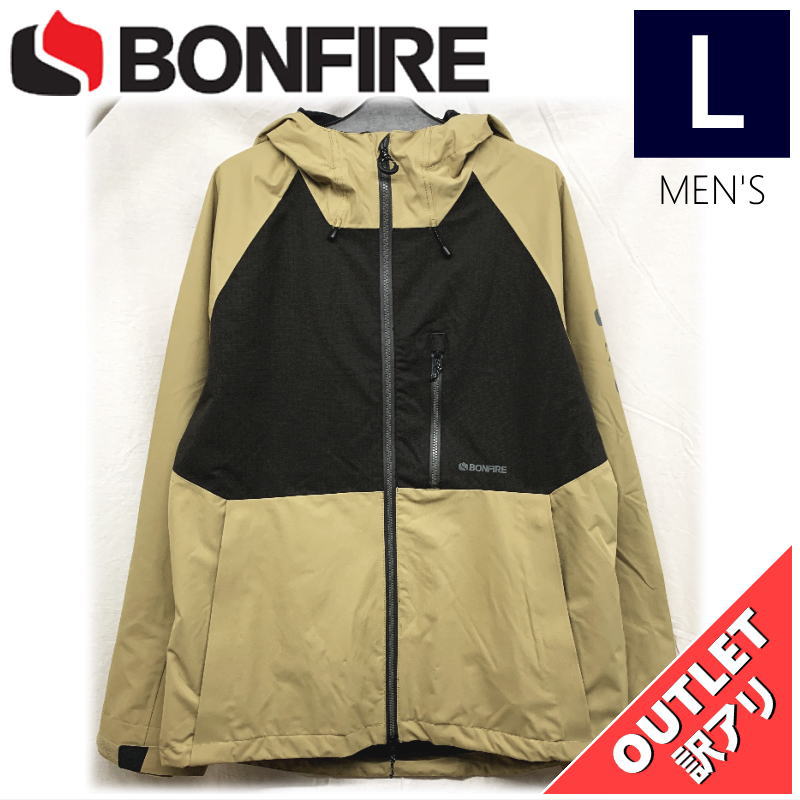 OUTLET】 BONFIRE PYRE SHELL JKT カラー:DESERT Lサイズ メンズ 