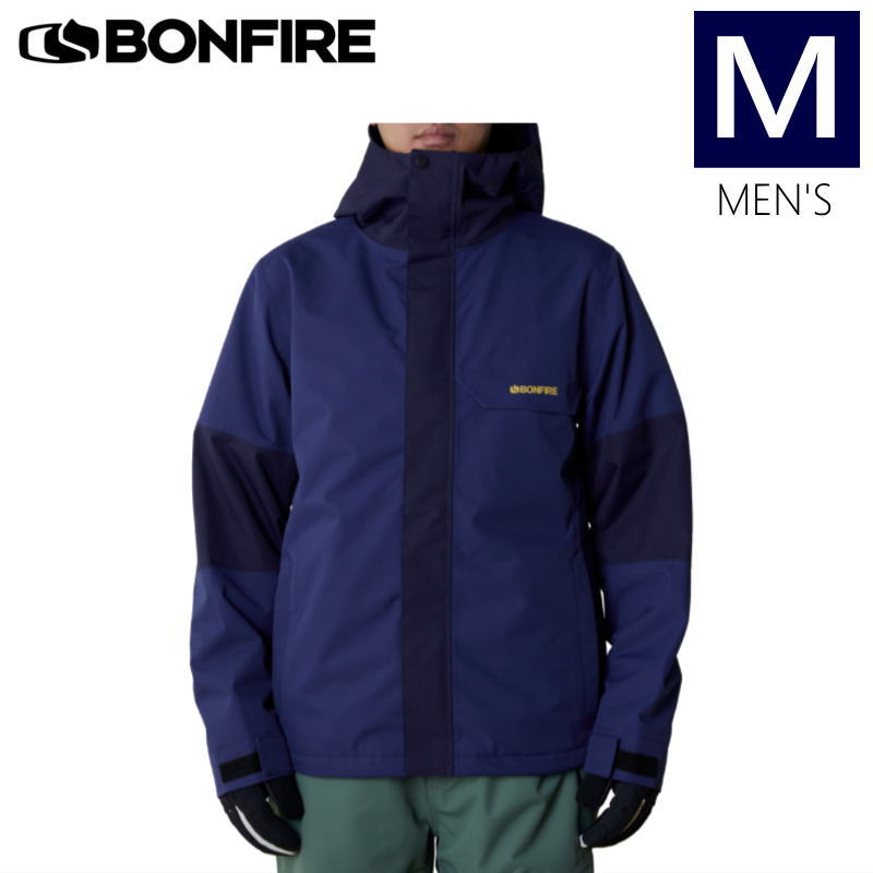 ○ BONFIRE BUFFER JACKET BLUE Mサイズ ボンファイヤ スノボウェア