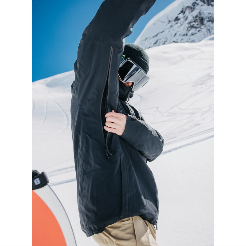 ● BURTON [ak] GORE-TEX HELITACK 2L STRETCH JKT TRUE BLACK Mサイズ メンズ スノーボード  スキー ジャケット 23-24 日本正規品