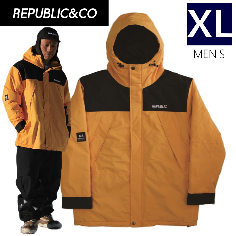 ○ REPUBLIC 36 CHAMBERS JKT 5c Yellow XLサイズ メンズ スノーボード スキー ジャケット JACKET  スポーツMIX 22-23 日本正規品