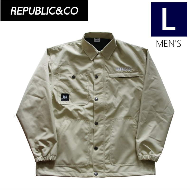 ○ REPUBLIC HYPE HUNTAING COAT JACKET KHAKI Lサイズ メンズ スノーボード スキー ジャケット JACKET  スポーツMIX 22-23 日本正規品