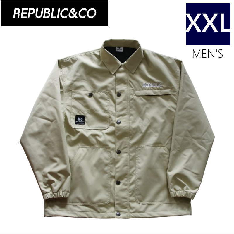 ○ REPUBLIC HYPE HUNTAING COAT JACKET KHAKI XXLサイズ メンズ スノーボード スキー ジャケット  JACKET スポーツMIX 22-23 日本正規品