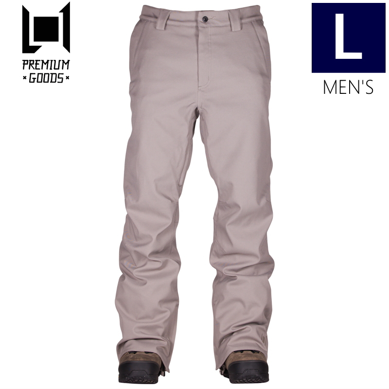 〇 L1 CHINO PNT Stone Lサイズ メンズ スノーボード スキー パンツ 