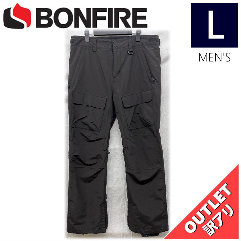 OUTLET】 BONFIRE TORCH ZONE TECH PNT WWG カラー:BLACK Lサイズ