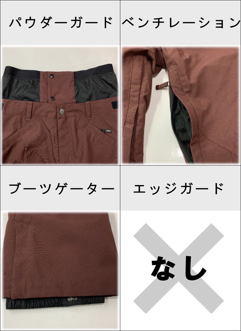 BONFIRE 【OUTLET】 BLACKLINE GAITER PNT カラー:MAROON L