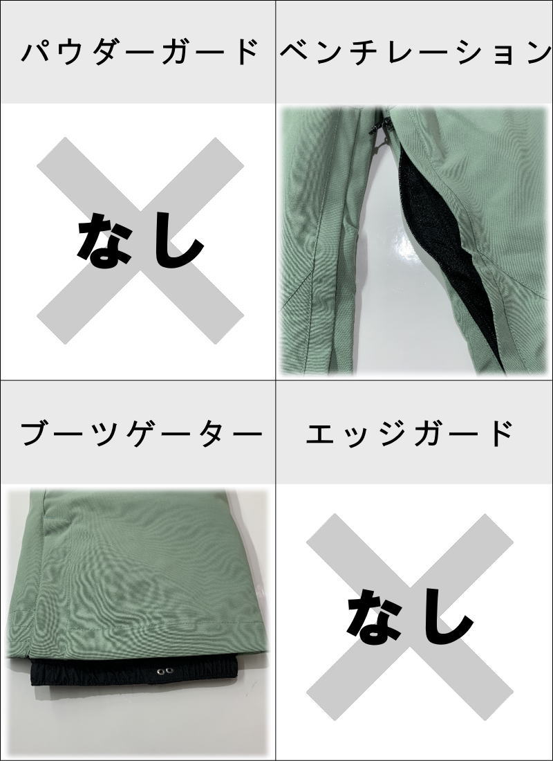 【OUTLET】 BLACKLINE PNT カラー:MOSS Sサイズ  メンズ スノーボード スキー パンツ PANT アウトレット｜off-1｜04