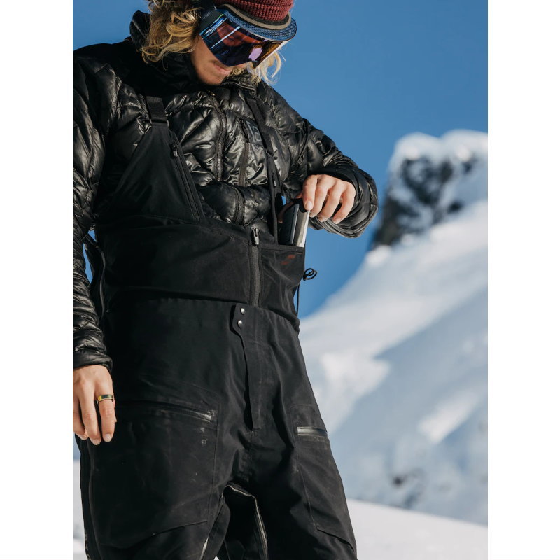 ● BURTON [ak] GORE-TEX TUSK BIB PNT TRUE BLACK Lサイズ メンズ スノーボード スキー PANT  ビブパンツ 23-24 日本正規品