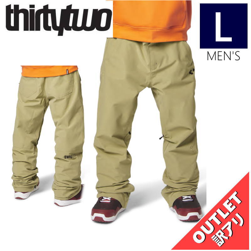 【OUTLET】24-25  THIRTYTWO WOODERSON PNT カラー:KHAKI Lサイズ  メンズ スノーボード スキー スノボウェア パンツ PANT 日本正規品
