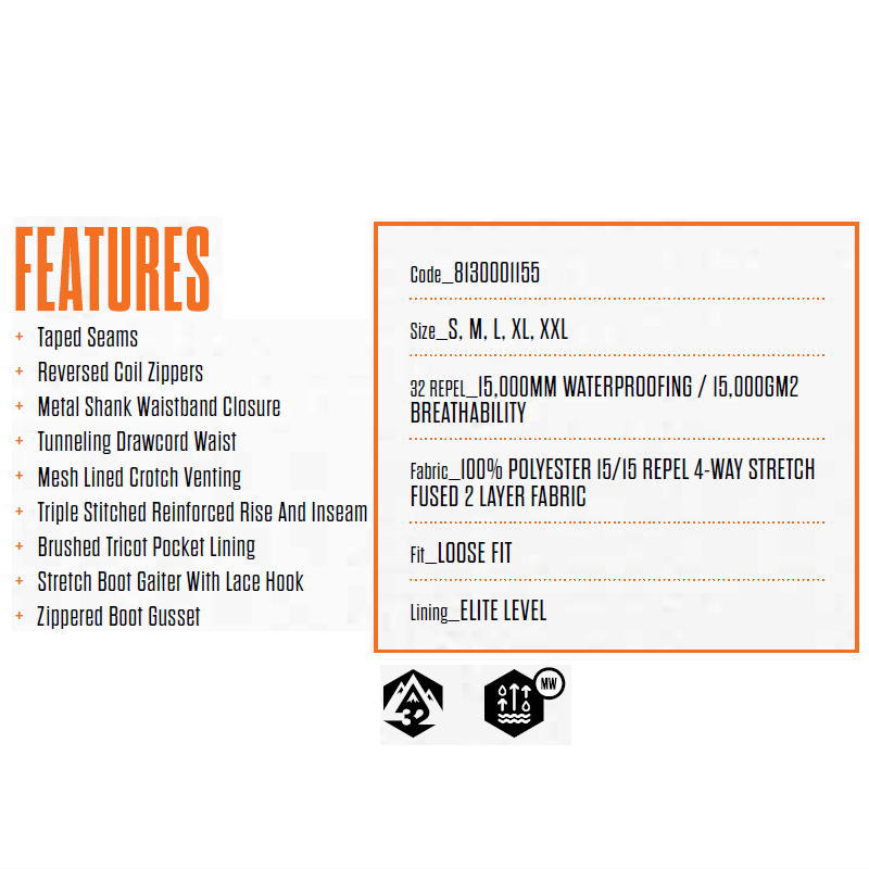 thirtytwo（サーティーツー） ○ THIRTYTWO GATEWAY PNT カラー:ORANGE