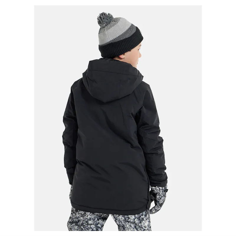 23-24 BURTON KD FROSTNER ANORAK JKT カラー:TRUE BLACK Sサイズ 子供